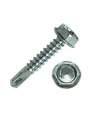 #8 x 3/4" Self DrillIng Screw Hex Washer Head Zinc Plated