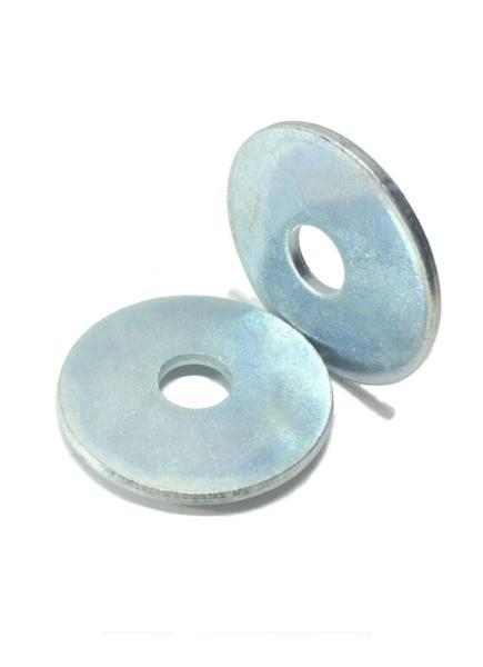 1/2" X 2" OD Extra Thick Zinc Plated Fender Washers .125 Thick