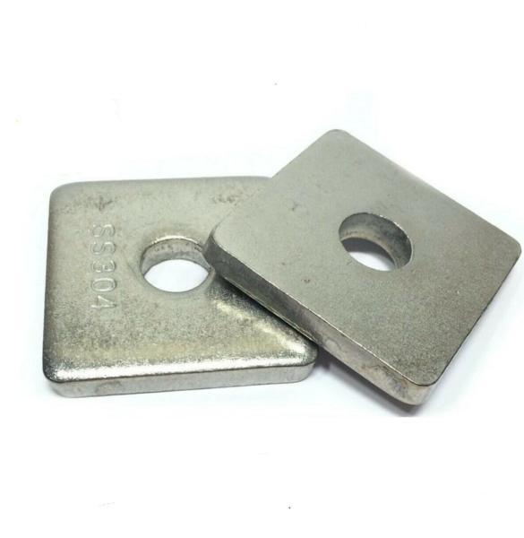 1/2" StaInless Steel Square Washers for Unistrut Channel #4602S1 P1064