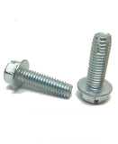 5/16"-18 x 1" Slotted Hex Bolt Thread CuttIng Screw Zinc Plated Type F