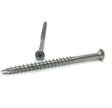 #8 x 2-1/2" StaInless Steel Deck Screws Square Drive Wood Type 17