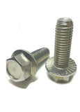1/4"-20 x 1" StaInless Steel Hex Cap Serrated Flange Bolt FT UNC