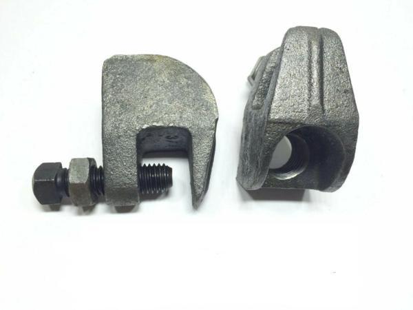(QTY 2) 5/8" Iron Universal Beam Clamp for Unistrut Channel #5105-101 P2898-62