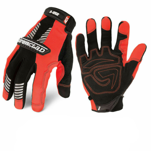 Ironclad IVO2 Hi-Vis Orange Reflective Safety Work Gloves