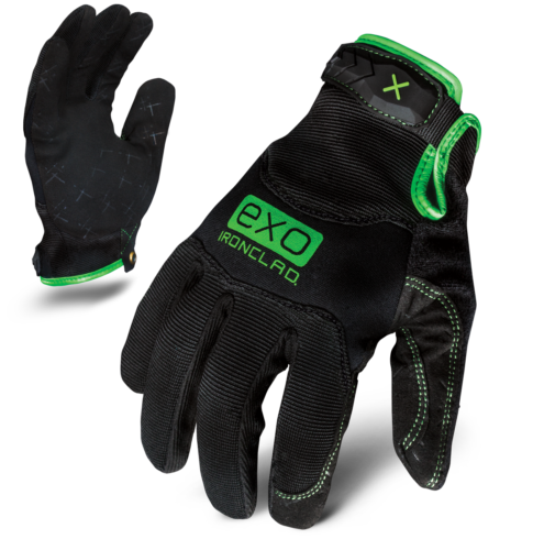 IronClad Gloves EXO2-MPG Motor Pro Garage Junkie Green & Black