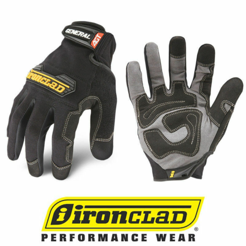 IronClad GUG General Utility Black Work Gloves