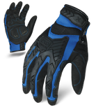 IronClad Gloves EXO2-MIGB Motor Impact Protection Blue & Black
