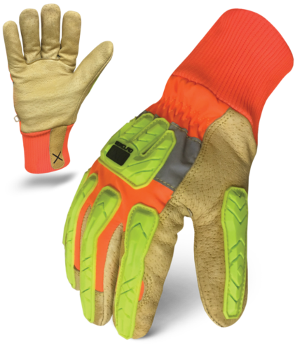 IronClad EXO2-HVIP5 HI-VIZ Insulated Leather Glove