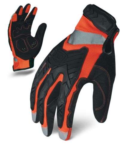 IronClad EXO2-HZIO HI-VIZ Impact and Protection Orange Glove