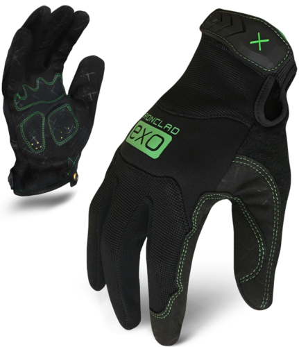 IronClad Gloves EXO2-MPRE Motor Pro Reinforced Black & Green