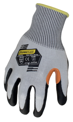(12 PAIR) IronClad KKC4FN Command Knit Gloves A4 Cut Foam Nitrile