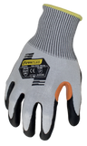 (12 PAIR) IronClad KKC4FN Command Knit Gloves A4 Cut Foam Nitrile