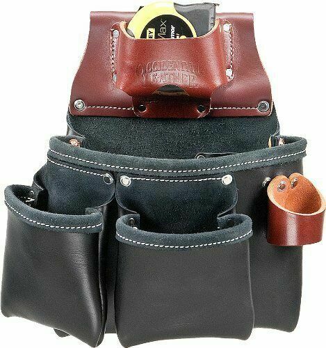 Occidental Leather B5018DB 11-Pocket Right Hand All Leather Black Pro Tool Bag