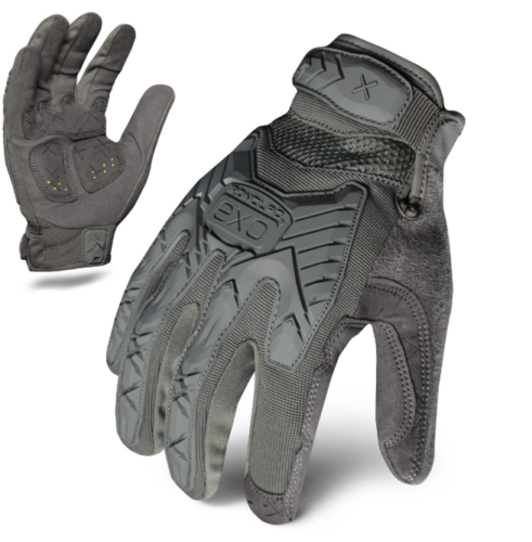 IronClad EXOT-IGRY Tactical Impact Gloves Grey- 