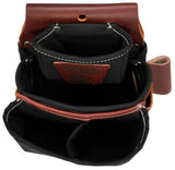 Occidental Leather B8064 Black Oxy Lights™ Fastener Bag with Double Outer Bag
