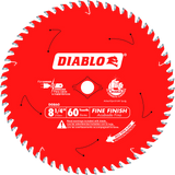 Diablo D0860X 8-1/4 in. 60-Tooth Fine Finish
 Saw Blade