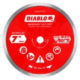 Diablo DMADC0700 7 in. Diamond Continuous Rim
Cut-Off Discs for Masonry