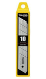 TAJIMA LCB-65 Utility Blades - 10-pack 1" Rock Hard Box Cutter Snap Blades with Premium Tempered Steel & Ultra-Sharp Edge