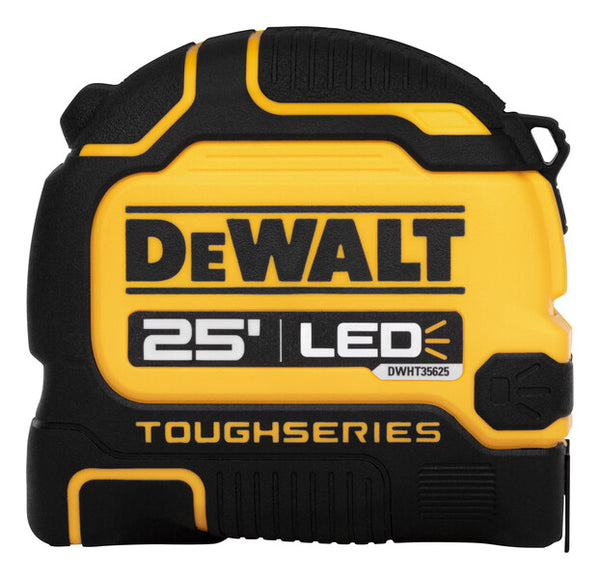 DEWALT DWHT35625S 25 Feet Lighted Tape Measure